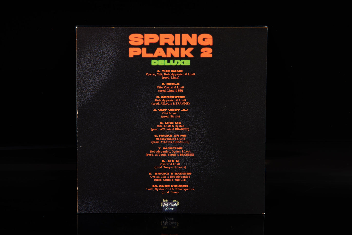 HIGH SOCIETY - SPRINGPLANK 2 ALBUM (DELUXE)