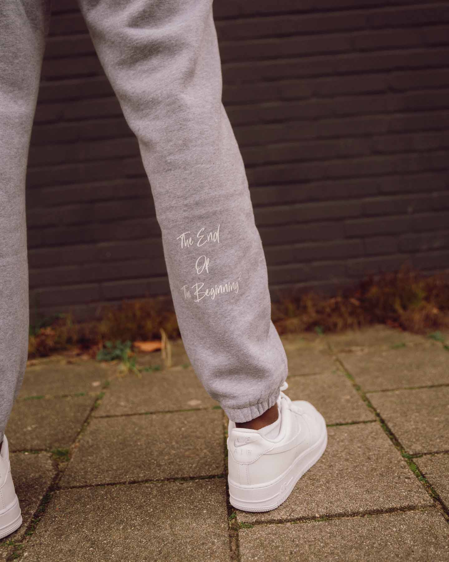 HIGH SOCIETY RECORDS FLEECE JOGGERS - HEATHER GREY
