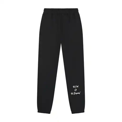 HIGH SOCIETY RECORDS FLEECE JOGGERS - BLACK